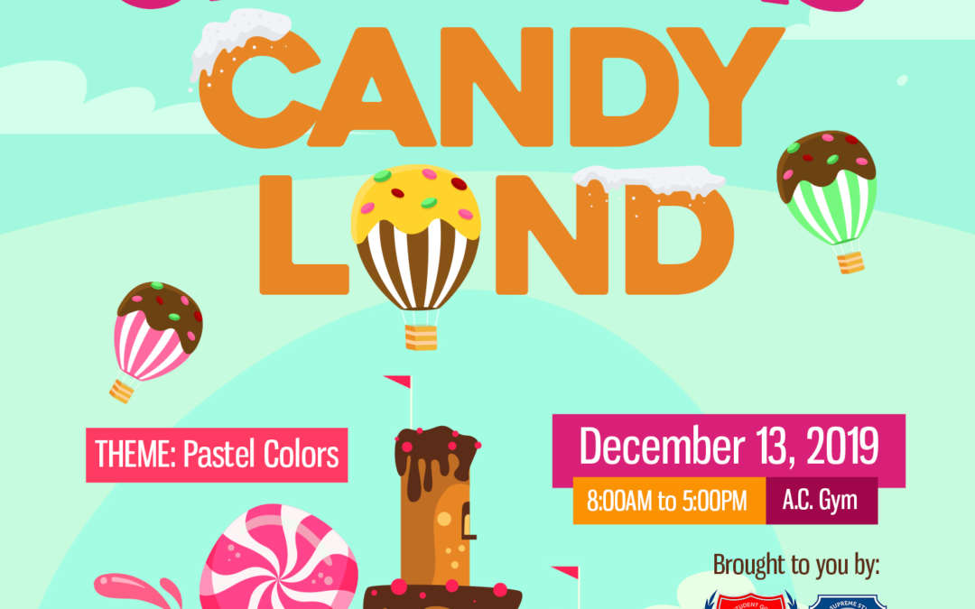 Asian College Dumaguete Campus Christmas Party 2019 with the theme “Christmas Candy Land”.