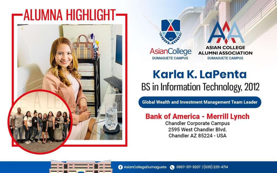 AC Dumaguete Alumna Is An Accomplished Banker In The US