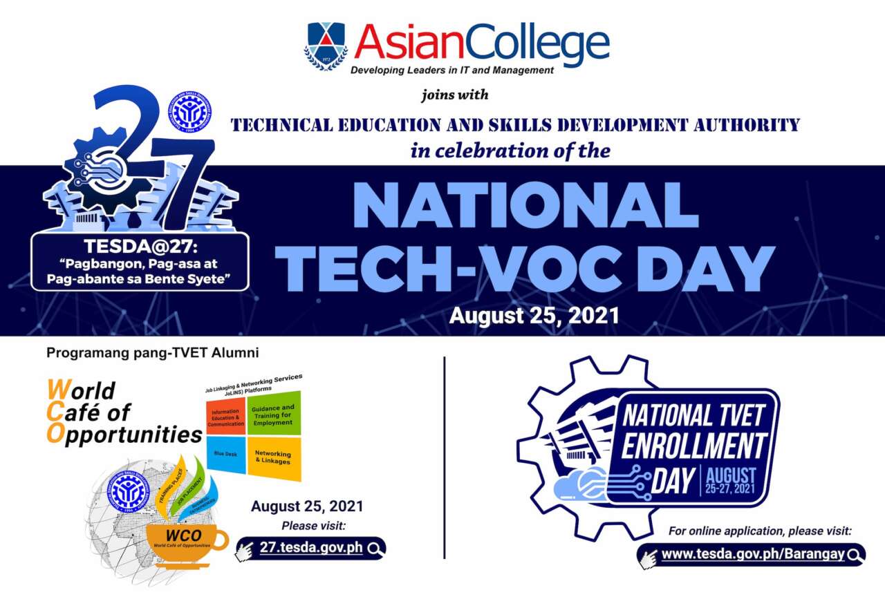 Asian College joins with TESDA in celebration of the National TechVoc Day Asian College
