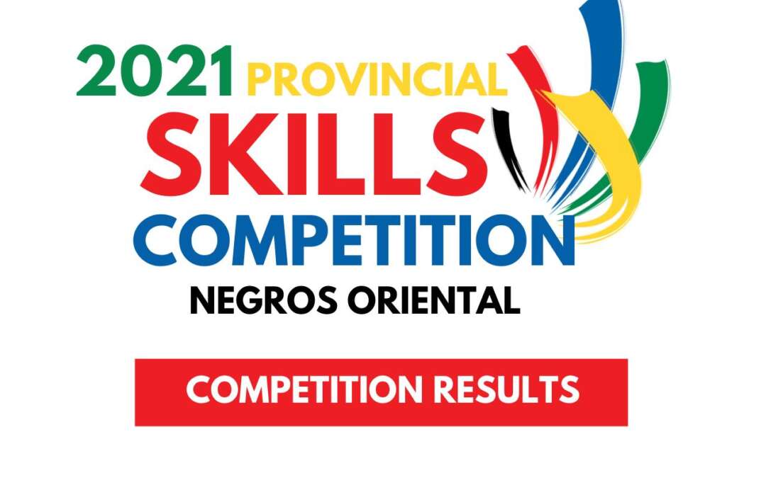 2021 TESDA Provincial Skills Competition Result