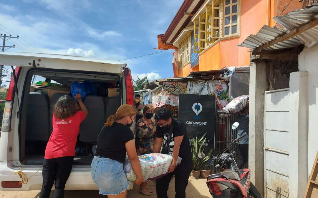 Asian College brought relief assistance to Super Typhoon Odette victims
