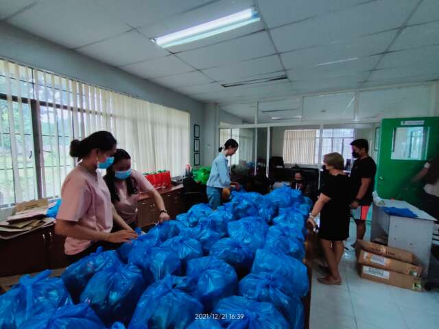 Asian College brought relief assistance to Super Typhoon Odette victims