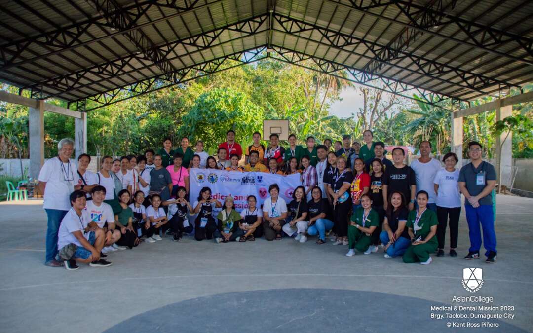 Asian College Conducted a  Medical and Dental Mission in Barangay Taclobo, Dumaguete City in partnership with WeServe Philippines and Ikthus Dumaguete