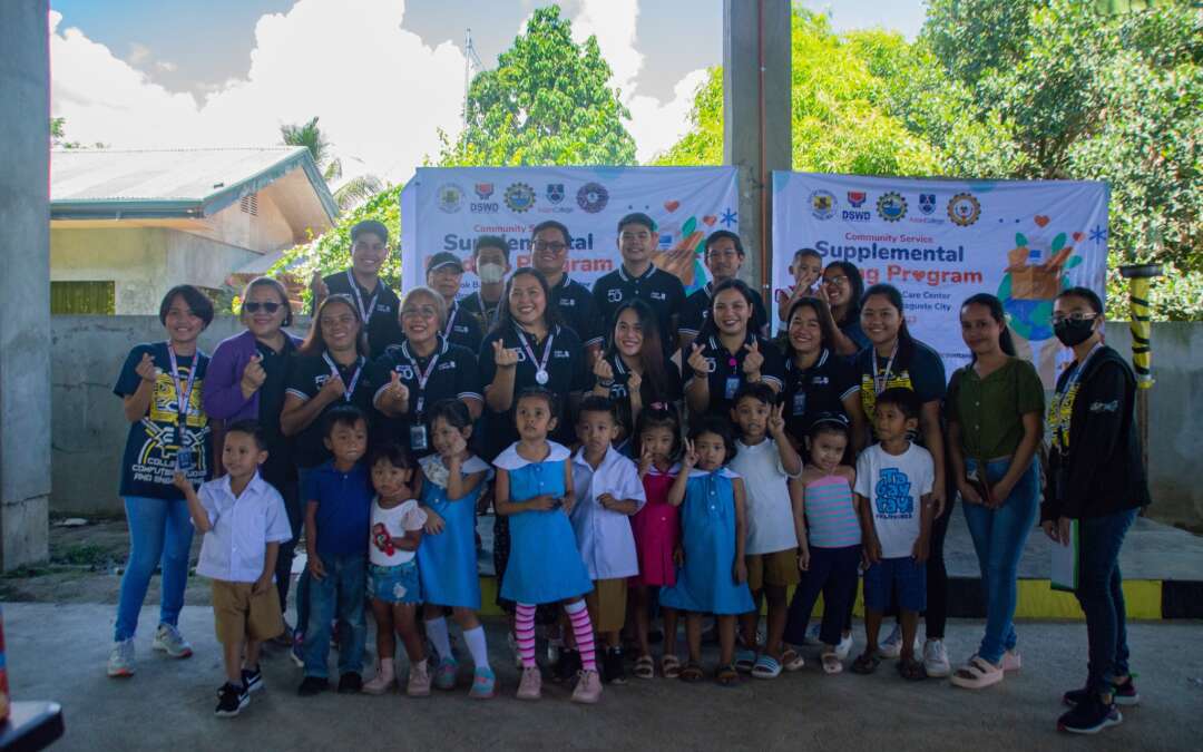 Asian College Conducted a  Supplemental Feeding Program in Barangay Taclobo, Dumaguete City